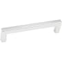 Alno Style Cents 5" Center to Center Narrow Square Cabinet Handle / Drawer Pull Polished Chrome