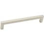 Alno Style Cents 6-5/16" Center to Center Narrow Square Cabinet Handle / Drawer Pull Satin Nickel