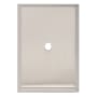 Alno Traditional 2-1/4" X 1-1/2" Escutcheon Backplate for Cabinet Knobs Satin Nickel