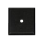 Alno Traditional 1-1/4" Square Solid Brass Backplate for Cabinet Knob Barcelona