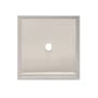 Alno Traditional 1-1/4" Square Solid Brass Backplate for Cabinet Knob Satin Nickel