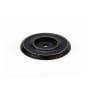 Alno Traditional 1-1/4" Round Solid Brass Cabinet Knob Backplate with Beveled Edge Barcelona