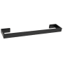 Alno Linear 18" Wide Solid Brass Modern Bathroom Towel Rod Bar Matte Black