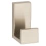 Alno Linear 1-3/16" Wide Solid Brass Modern Bathroom Robe Towel Hook Satin Nickel