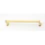 Alno Cube 18 Inch Wide Towel Bar Unlacquered Brass