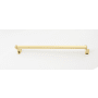 Alno Cube 24 Inch Wide Towel Bar Polished Brass