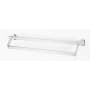 Alno Cube 25" Wide Double Rod Solid Brass Bathroom Towel Bar Polished Chrome