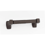 Alno Cube 7-1/2" Wide Double Post Toilet Paper Holder Chocolate Bronze