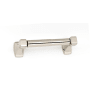 Alno Cube 7-1/2" Wide Double Post Toilet Paper Holder Polished Nickel