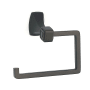 Alno Cube Modern 5.5"W Hook Style Slide On Toilet Paper Holder - Made From Solid Brass Chocolate Bronze
