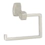 Alno Cube Modern 5.5"W Hook Style Slide On Toilet Paper Holder - Made From Solid Brass Polished Nickel