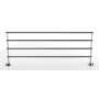 Alno Royale 26"W Solid Brass Wall Mounted Towel Rack with 4 Towel Bars Polished Chrome