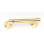 Alno Royale 6-1/4" Wide Horizontal Traditional Brass Toilet Paper Holder Polished Brass