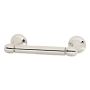Alno Royale 6-1/4" Wide Horizontal Traditional Brass Toilet Paper Holder Polished Nickel