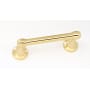 Alno Royale 6-1/4" Wide Horizontal Swing Bar Traditional Brass Toilet Paper Holder Unlacquered Brass