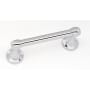 Alno Royale 6-1/4" Wide Horizontal Swing Bar Traditional Brass Toilet Paper Holder Polished Chrome