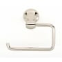 Alno Royale Solid Brass 5-1/2" W Euro Single Hook Slide On Toilet Paper Holder Polished Nickel