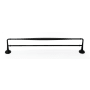 Alno Charlie's 24" Wide 2 Bar Solid Brass Double Towel Bar Chocolate Bronze