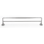 Alno Charlie's 24" Wide 2 Bar Solid Brass Double Towel Bar Satin Nickel