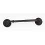 Alno Charlie's 7"W Traditional Style Solid Brass Spring Action Toilet Paper Holder Chocolate Bronze