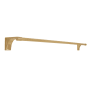 Alno Luna 30 Inch Wide Towel Bar Unlacquered Brass
