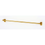 Alno Luna 30 Inch Wide Towel Bar Satin Brass