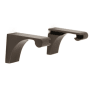 Alno Luna 1 Inch Wide Glass Shelf Mounting Brackets Bronze