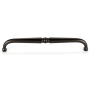 Alno Traditional 6" Center to Center Single Knuckle Solid Brass Cabinet Handle / Drawer Pull Barcelona