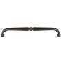 Alno Traditional 6" Center to Center Single Knuckle Solid Brass Cabinet Handle / Drawer Pull Chocolate Bronze
