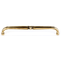 Alno Traditional 6" Center to Center Single Knuckle Solid Brass Cabinet Handle / Drawer Pull Polished Antique