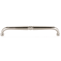 Alno Traditional 6" Center to Center Single Knuckle Solid Brass Cabinet Handle / Drawer Pull Satin Nickel