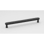 Alno Moderne 8" Center to Center Flat Bar Solid Brass Cabinet Handle / Drawer Pull Matte Black