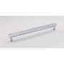 Alno Moderne 8" Center to Center Flat Bar Solid Brass Cabinet Handle / Drawer Pull Polished Chrome