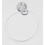 Alno Royale Acrylic 6 Inch Diameter Towel Ring Polished Chrome