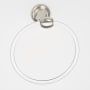 Alno Royale Acrylic 6 Inch Diameter Towel Ring Polished Nickel