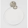 Alno Royale Acrylic 6 Inch Diameter Towel Ring Satin Nickel