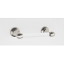 Alno Royale Modern Acrylic 6-1/4" Wide Double Post Toilet Paper Holder Polished Nickel