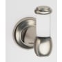 Alno Royale 1-3/4"W Contemporary Luxe Acrylic Single Robe / Towel Bathroom Hook with Solid Brass Mount Polished Nickel