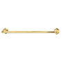 Alno Nicole 24 Inch Wide Towel Bar Polished Brass