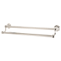 Alno Nicole 30 Inch Wide Double Towel Bar Polished Nickel