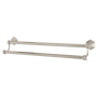 Alno Nicole 30 Inch Wide Double Towel Bar Satin Nickel