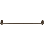 Alno Classic Traditional 24 Inch Wide Towel Bar with 3/4 Inch Diameter Bar Barcelona