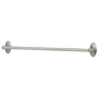 Alno Classic Traditional 24 Inch Wide Towel Bar with 3/4 Inch Diameter Bar Satin Nickel