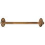 Alno Classic Traditional 18 Inch Wide Towel Bar with 1-1/4 Inch Diameter Bar Antique English
