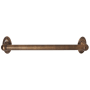 Alno Classic Traditional 18 Inch Wide Towel Bar with 1-1/4 Inch Diameter Bar Antique English Matte