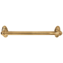 Alno Classic Traditional 18 Inch Wide Towel Bar with 1-1/4 Inch Diameter Bar Polished Antique