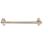 Alno Classic Traditional 18 Inch Wide Towel Bar with 1-1/4 Inch Diameter Bar Polished Nickel