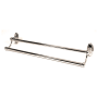 Alno Classic Traditional 24 Inch Wide Double Towel Bar Polished Chrome