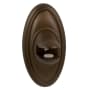 Alno Classic Traditional 1-3/4 Inch Wide Glass Shelf Mounting Brackets Chocolate Bronze