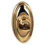 Alno Classic Traditional 1-3/4 Inch Wide Glass Shelf Mounting Brackets Unlacquered Brass